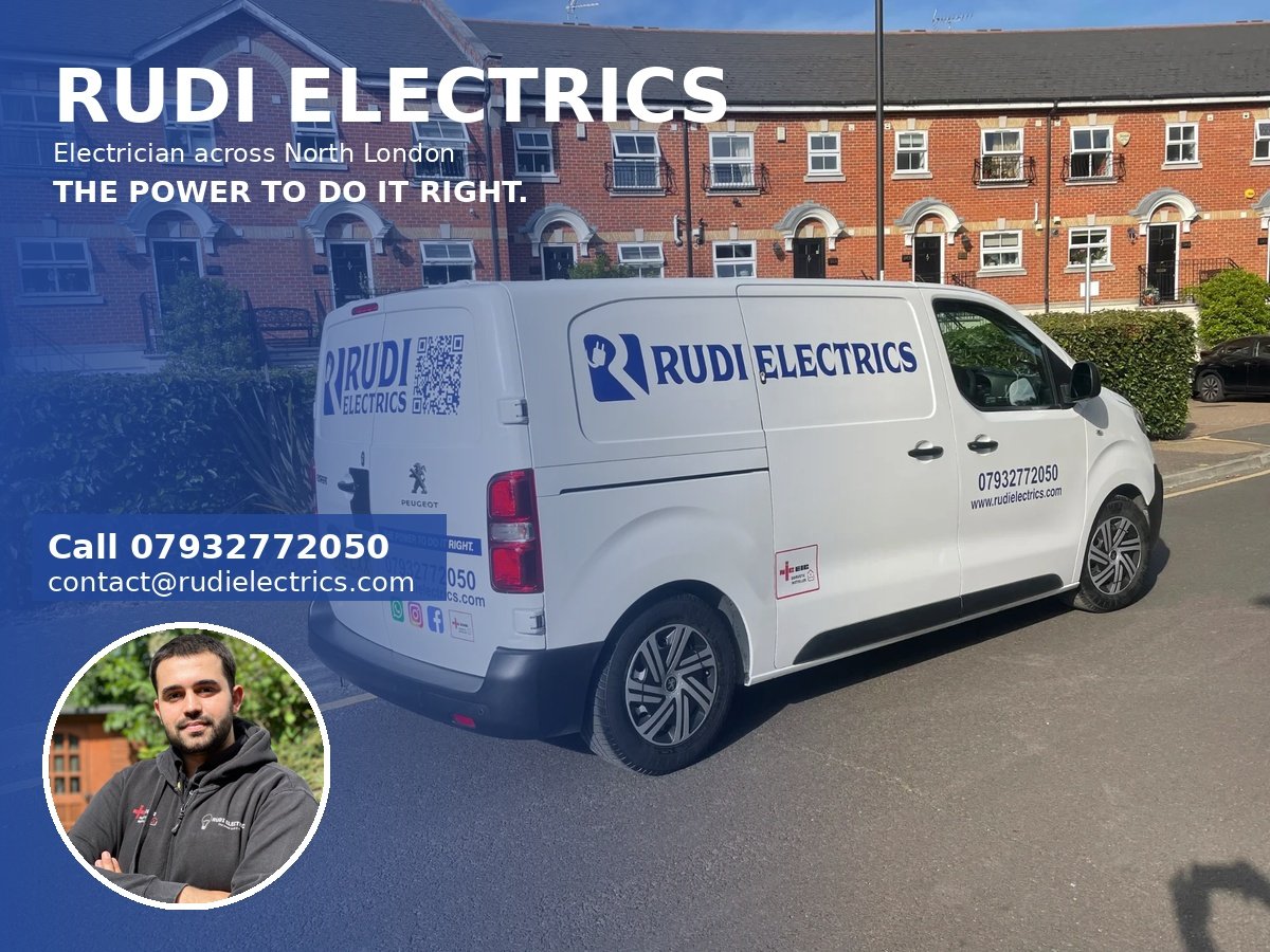 Electrician North London - Rudi Electrics Van